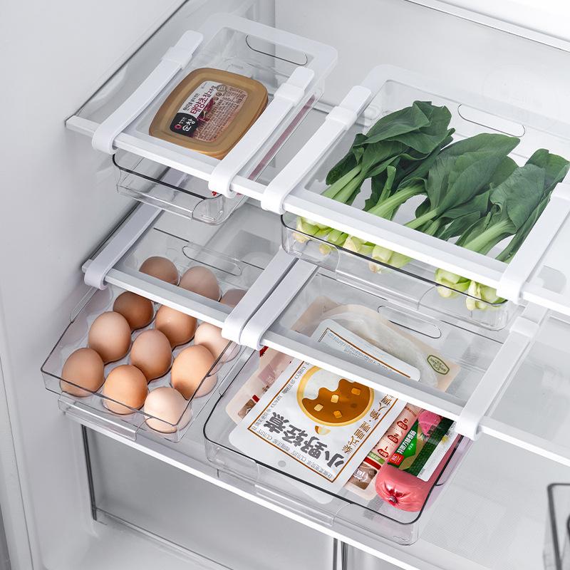 Refrigerator Storage Box, Household Drawer Type, Kitchen, Food Grade, Vegetables, Fruits, Frozen Eggs, Special Fresh-keeping Box for Storage