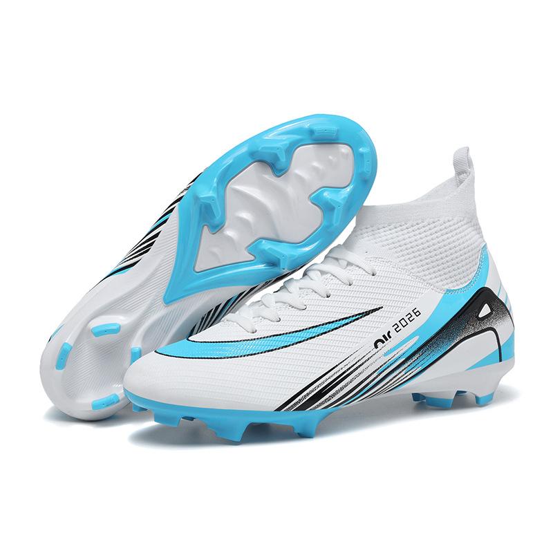 New High-top Factory Long Nails Short Nails Competition Football Shoes Primary and Secondary School Students Training Shoes Youth Sports Shoes