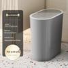 High-Value Stylish Gap-Fit Trash Can with Lid - Large Capacity for Bedroom & Bathroom