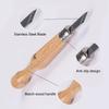 12/13-Piece Wooden Carving Chisels With Protective Box Storage Set - Stainless Steel Hand Carving Tools Kit