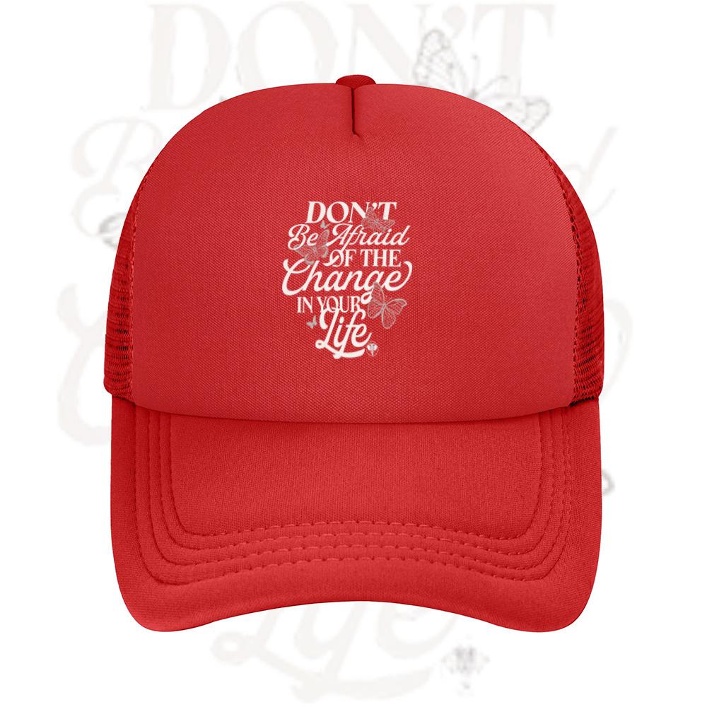 Butterflies Change Life Dont Be Afraid Baseball Cap Anime Graphic Hats Adult Unisex Women Sports Outdoor