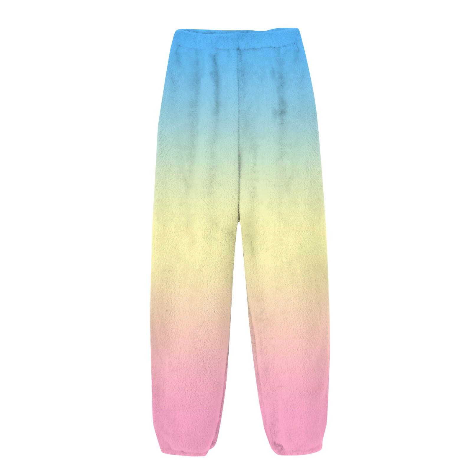 

Женские пижамные штаны Мягкие удобные пижамные штаны Женские повседневные домашние штаны Зимние XS жёлтый