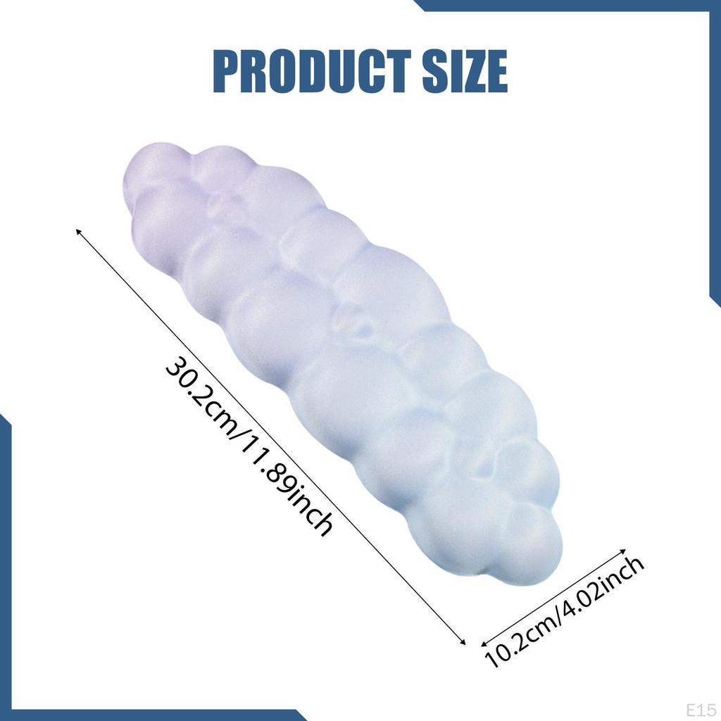 Reposamuñecas para Teclado Brazo de Ordenador Antideslizante Almohadilla para Codo de Escritorio de Portátil para Juegos Familia Amigos