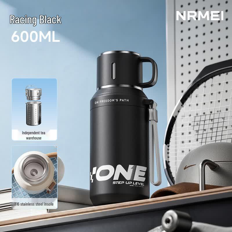nRMEi 316 Stainless Steel Portable Insulated Tea Bottle