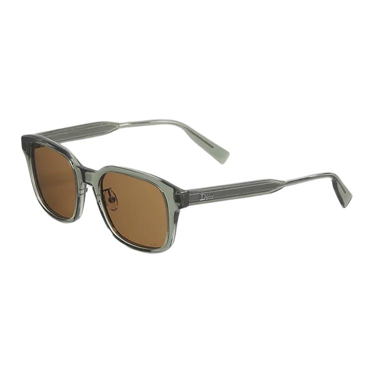 Dior 26 Spring Summer Collection Cdf Letter Acetate Square Sunglasses Unisex sunglasses Green DRBNS1FXR-55F0