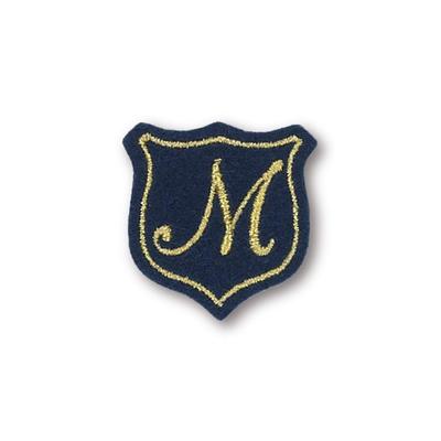 Kiyohara KIYOHARA Initial Emblem Patch M Width 33mm X Height 33mm IME-01