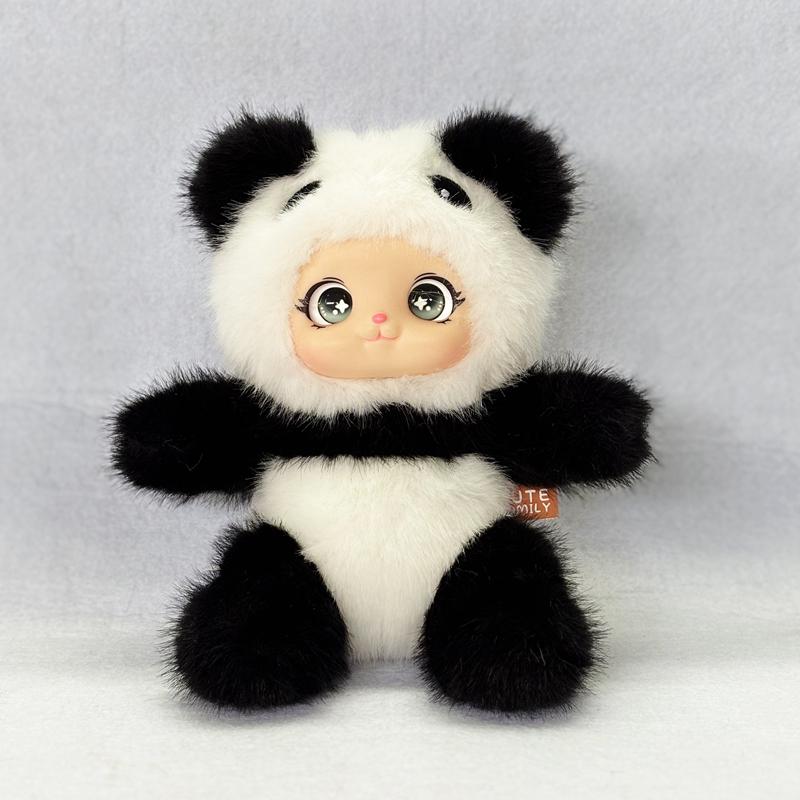 Kawaii voňaví plyšáci zvířátka vinylový obličej plyšové hračky přívěsek králík medvěd obří panda dárek pro milovníky zvířat dětský závěsný sáček