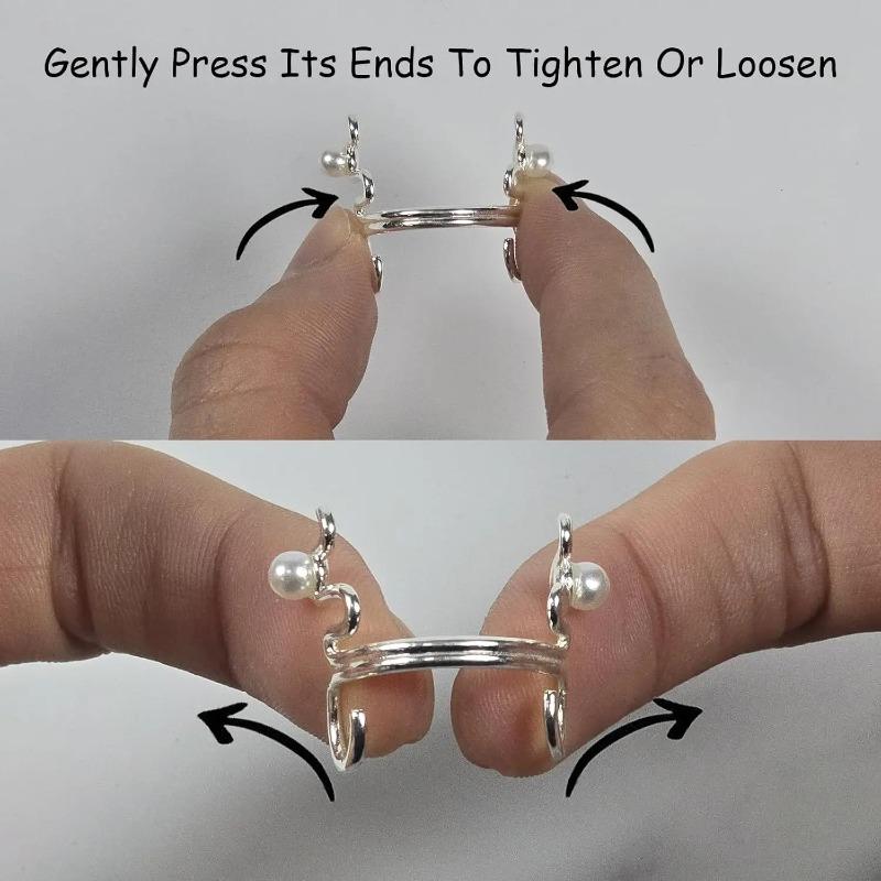 Y2k Non Piercing Imitation Pearl Nose Clip Punk Retro Unique Fashion Nose Ring Nose Nail Non-pierced Body Jewelry Accessories