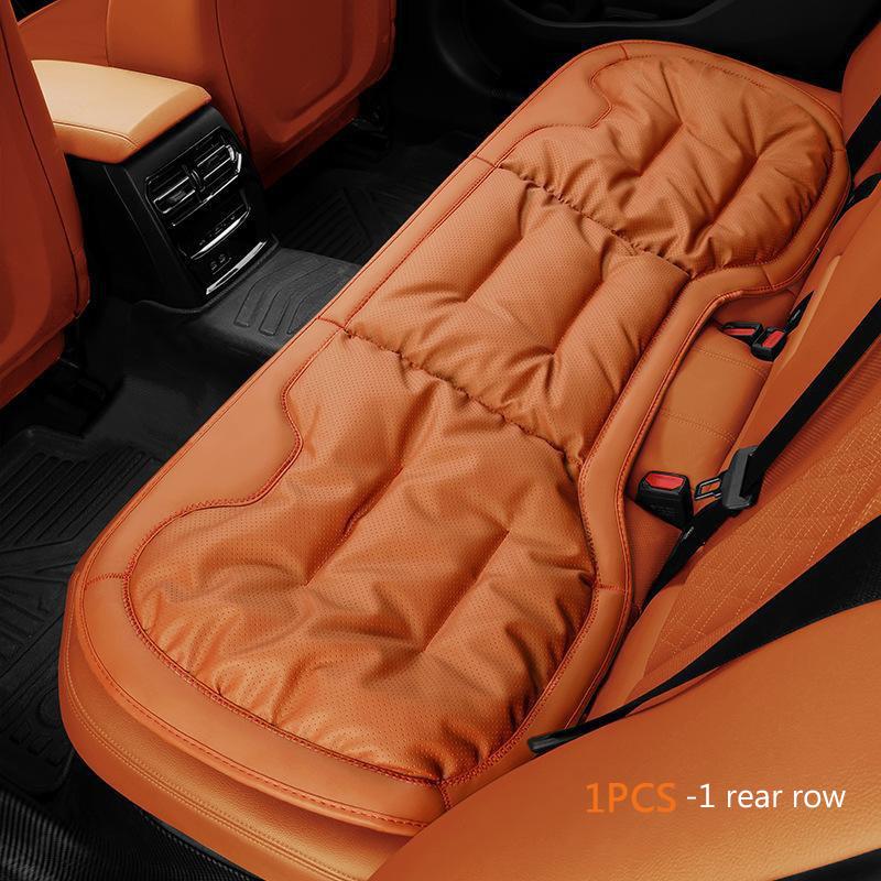 NAPPA Leather Car Seat Cushion For Driving ,For Tesla Model 3 Model Y L Model X Non-Slip Bottom Protector Breathable Covers