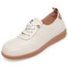 Spring New Women's Shoes Genuine Leather Flat Deep Mouth Single Shoes Plus Size Shoes Casual Soft Sole Comfortable Women's Shoes