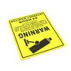 Sisteme de control acces și alarme – Semne de protecție