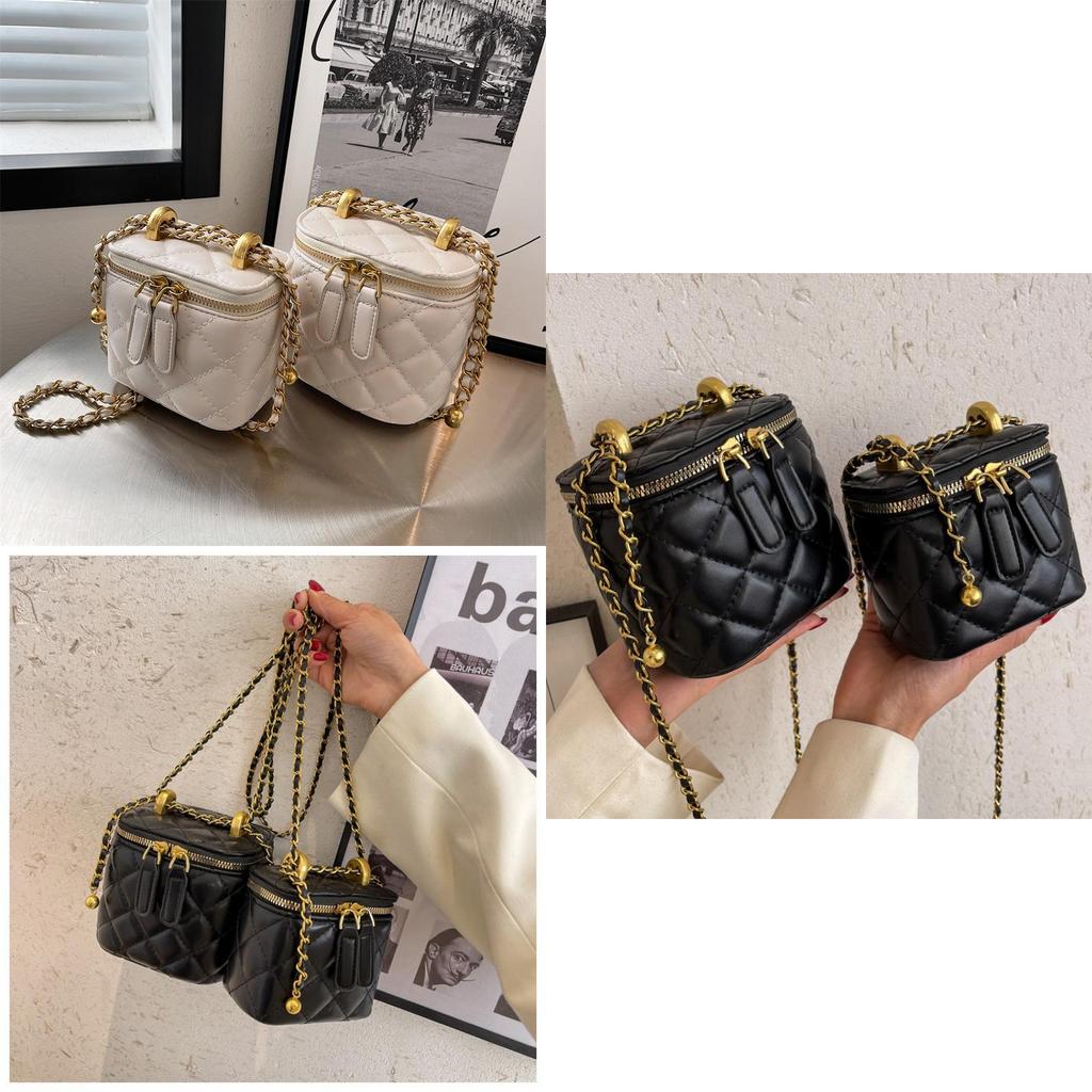 Chic Urban Minimalist Small Bag 2021 Fashion Winter Shoulder Bag Vintage Chain Bag