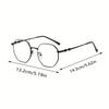 3PCS Ultra-Light Retro Frame Eyeglasses Frame for Men Women Students with Anti-Blue Light Prescription Glasses