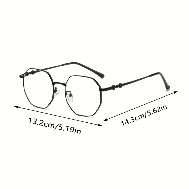 3PCS Ultra-Light Retro Frame Eyeglasses Frame for Men Women Students with Anti-Blue Light Prescription Glasses