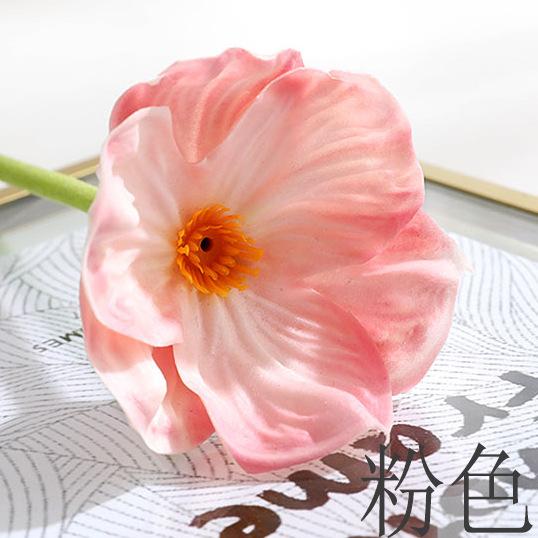 

Simulation poppy, living room decoration handmade simulation flower simulation flower mini poppy рожевий