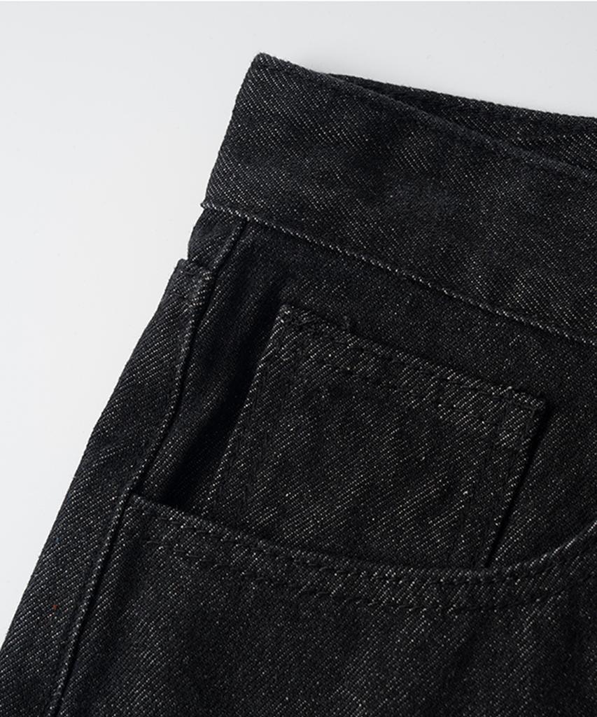 Descheuis Everyday Bio-Washed Relaxed Denim Pants Black Indigo