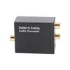 Digital To Analog Sound Converter Digital Coaxial and Optical To Analog Sound Converter for TV Computer