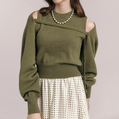 Strap Bolero Cardigan Sleeveless Knit Set Zc10qd011on