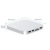 MC25H Silver Mini: 1 pc Aluminum Alloy for Macmini M4