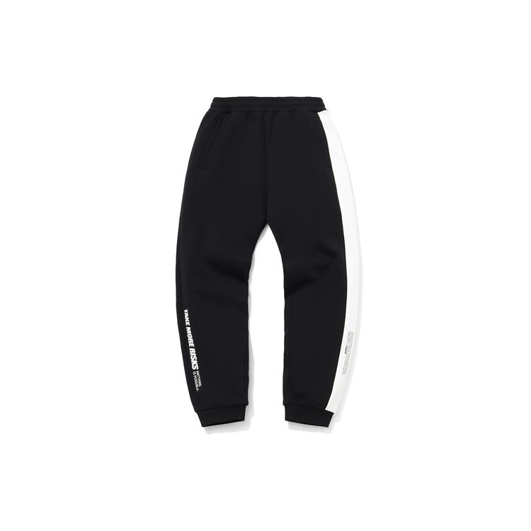 

Li Ning Casual Cuffed Fleece Warm Sports Pants Winter Men bottoms Black AKLQB07-1 M
