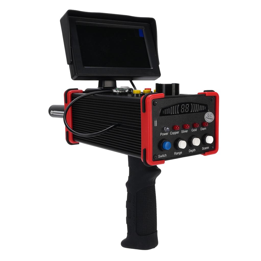 Handheld Metal Detector 15m Depth 1000m Range High Sensitivity Metal Scanner for Gold Silver Jadestone Diamond US Plug