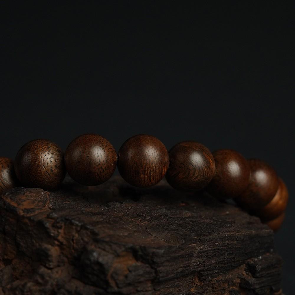 Vietnam Nha Trang White Agarwood Bracelet 1.0 - Natural Scented Gift for Father's Day