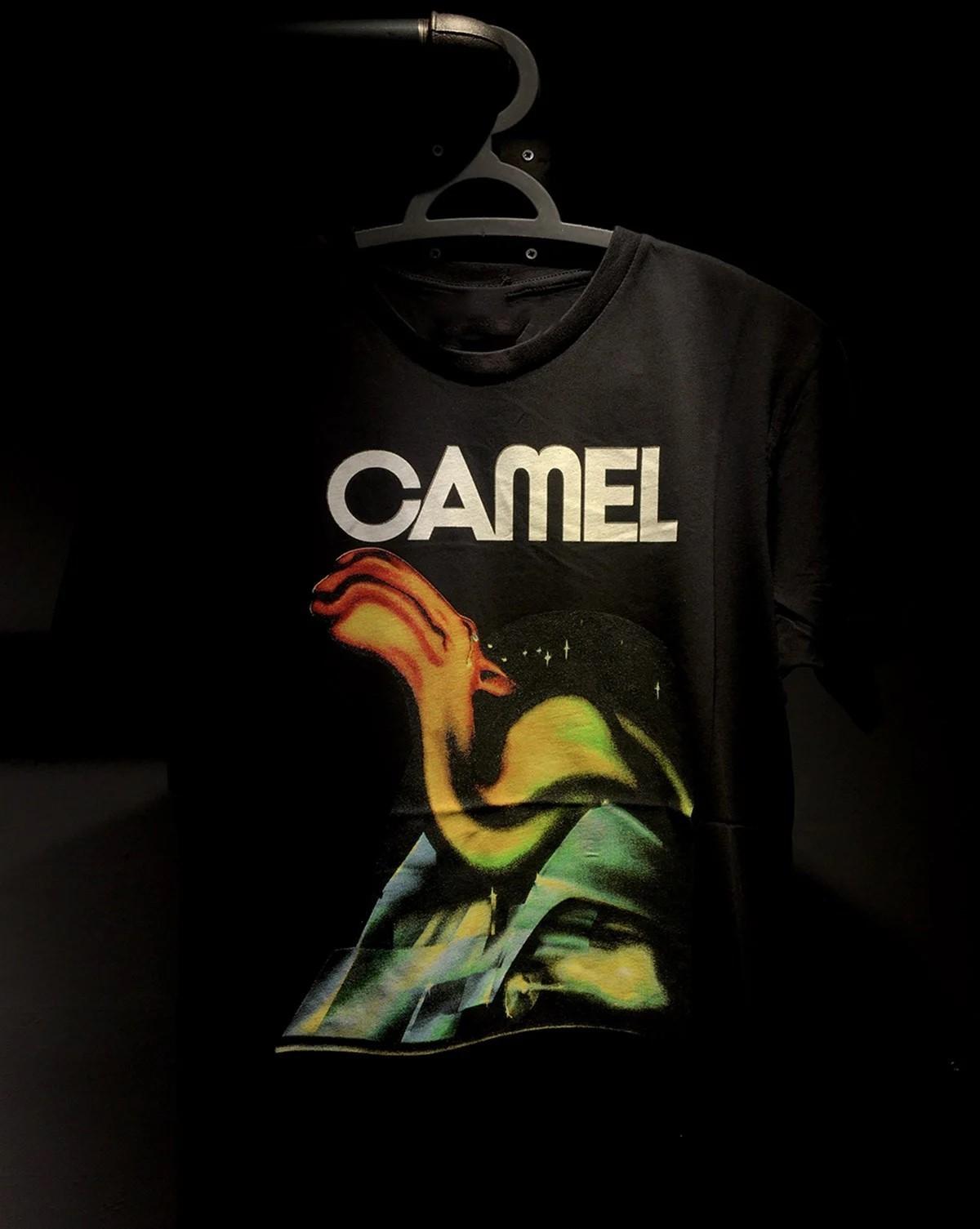 RARE! Camels Black Cotton All size S-5XL Unisex Shirt HRL724 S