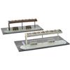 Tomitec Scenery Accessories 007-5 Bus Stop A5 Diorama Supplies 335092 Multicolor N Scale