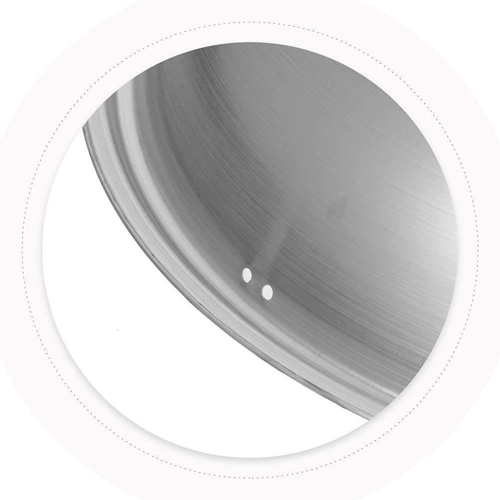 Capac de oală din oțel inoxidabil, capac util pentru tigaie, pentru oale și tigăi, aragaz portabil metalic pentru prăjit