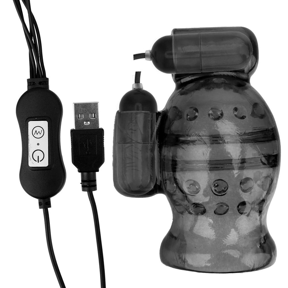 Male Masturbation Sex Toys for Men Delayed Ejaculation Penis Vibrator Penis Massager Penis Trainer Ring Glans Vibrator