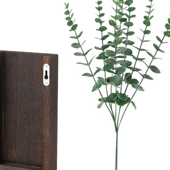 Wooden Wall Planter Rustic Farmhouse Living Room Bedroom Office Wooden Wall Mount Greenery Plants Dried Flowers Pot Vase Decoration