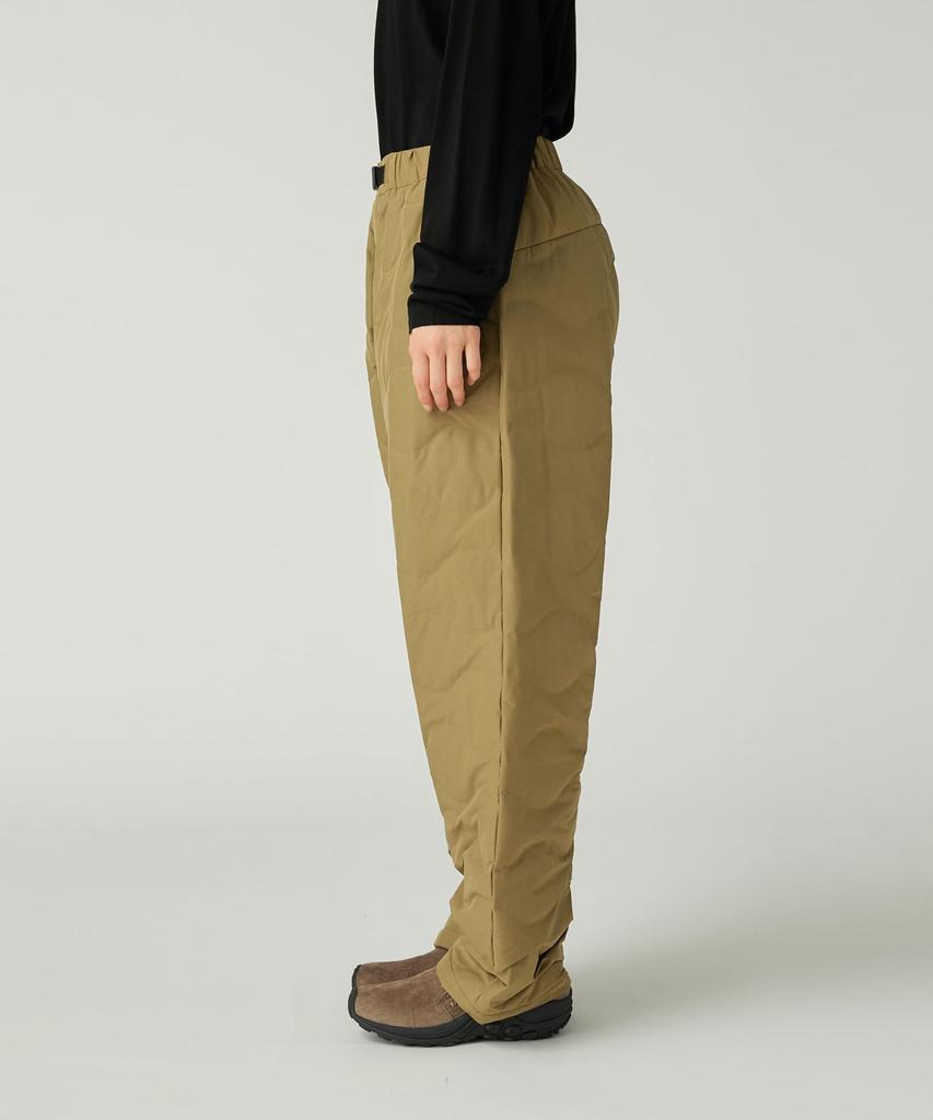 Snow Peak Seamless Quilted Down Pants and XL PA-25AU015, Men's Women's, Olive,