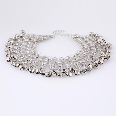 Women Fashion Exquisite Silver Bell Anklet Beach Barefoot Jewelry