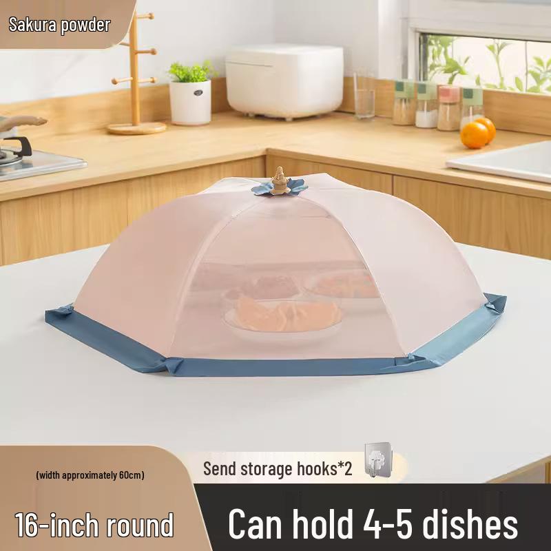 

Складная зимняя кухонная крышка для еды: Изолированный, Пыленепроницаемый, Защищенный от мух, Утолщенный