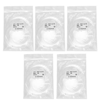 5Pcs Half Frame Eyeglasses Lens Insertion Interliner Eyewear Repairing Accessory 0.55mm