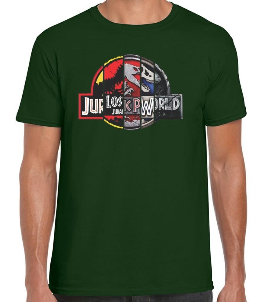 

Jurassic World T-Shirt Movie Retro Dinosaur Kids Men Women Boys Girls Top 3XL