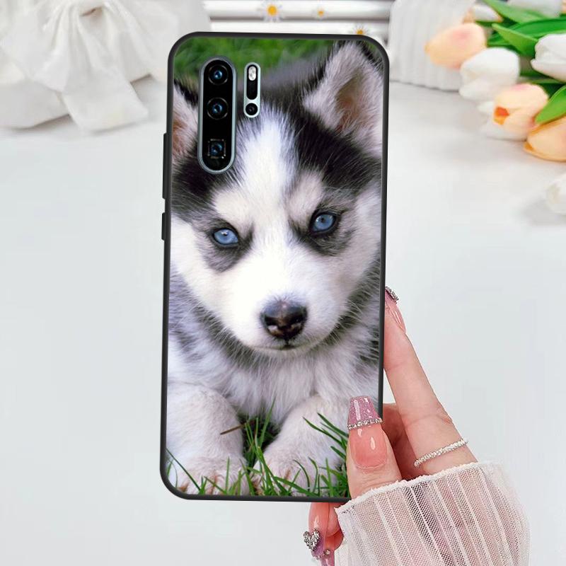 Animal Husky Puppy For Huawei Nova 11i 7i 8i 12i 12s Y73 Y70 Y90 Y60 Y72 Y61 Y91 9 10 SE P40 Lite P30 Pro Case