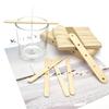 DIY Holzkerzen-Docht halter für Aromatherapie und Wachskerzen (Einloch- und Fünfloch-Optionen)