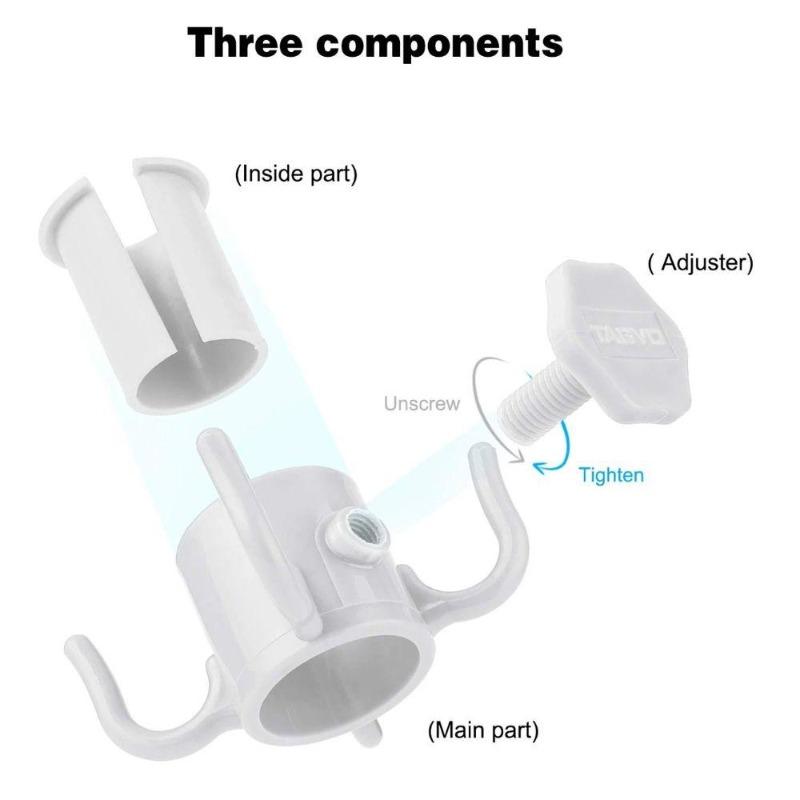 Przenośny Haczyk Wieszak na Parasol Plażowy Outdoorowy Wszechstronny Oszczędzający Miejsce Czteroramienny Haczyk Użyteczne Odporne na Zużycie Akcesoria do Parasola