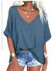 2024 European & American Women's Plus Size Casual Short-Sleeve Loose T-Shirt