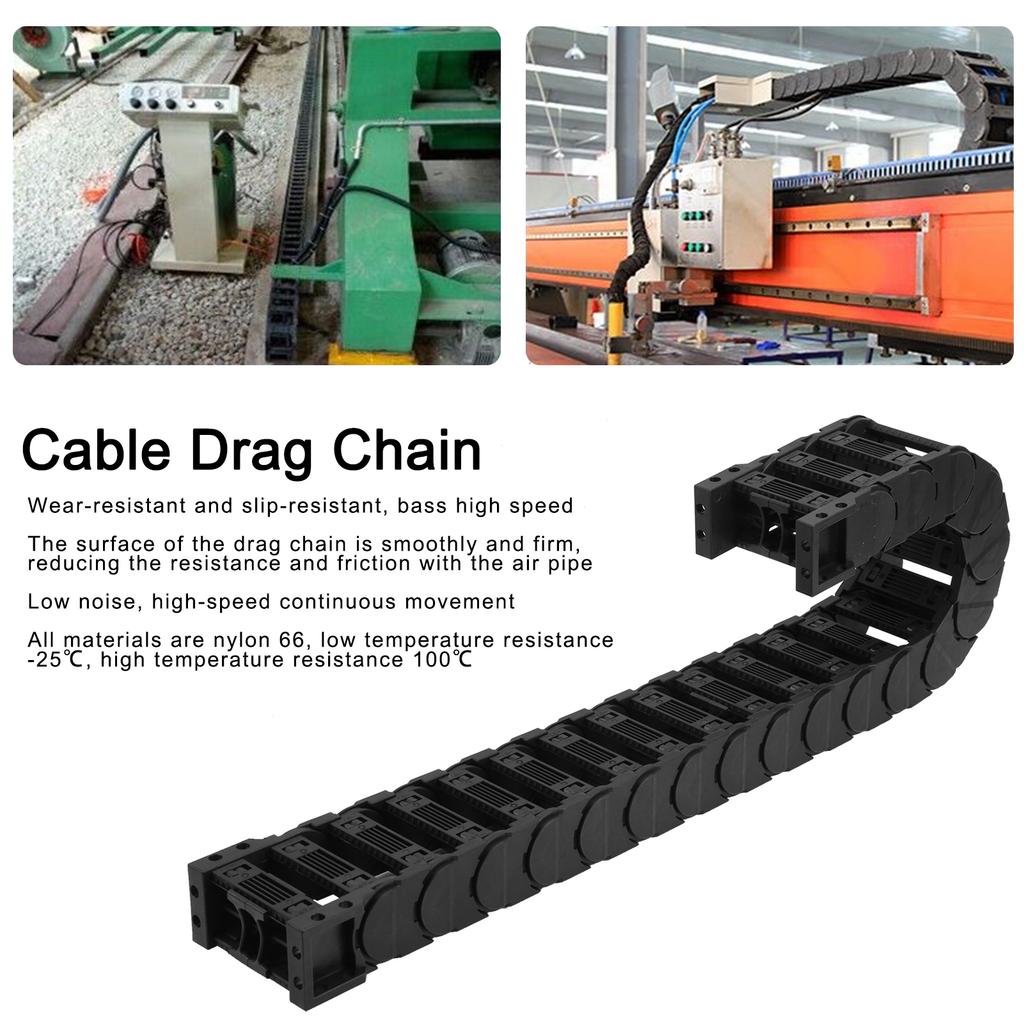 Cable Drag Chain Low Noise Series   Towline Nylon Removable Assembly 0.7 Meter