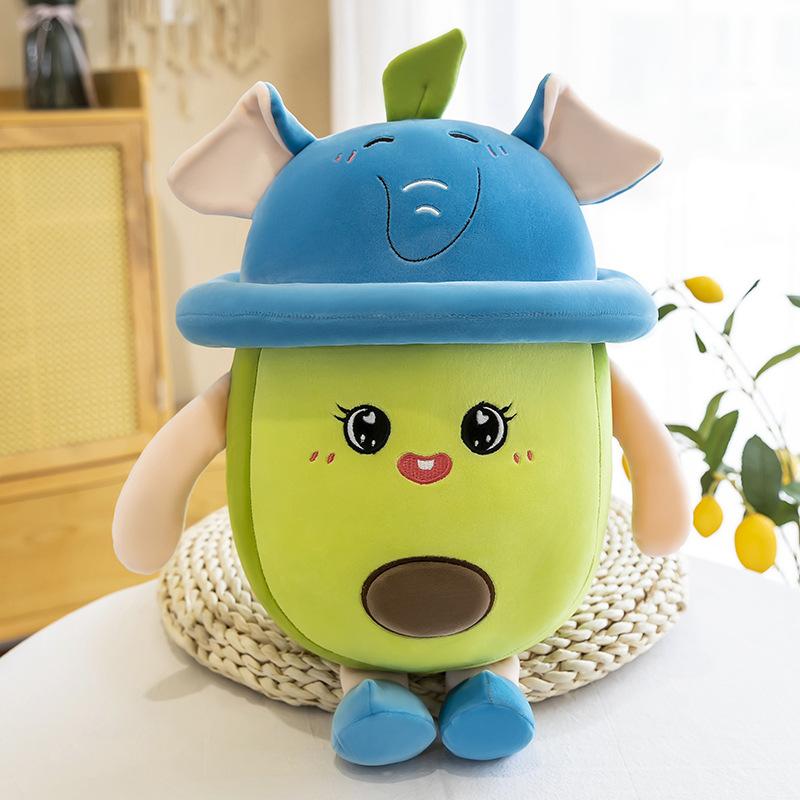 

Avocado Plush Playthings Animal Avocado Cosplay Pillow/Cushion Cute And Charming Fruit Stuffed Doll Playthings Designed For Children Throw Pillow 40CM