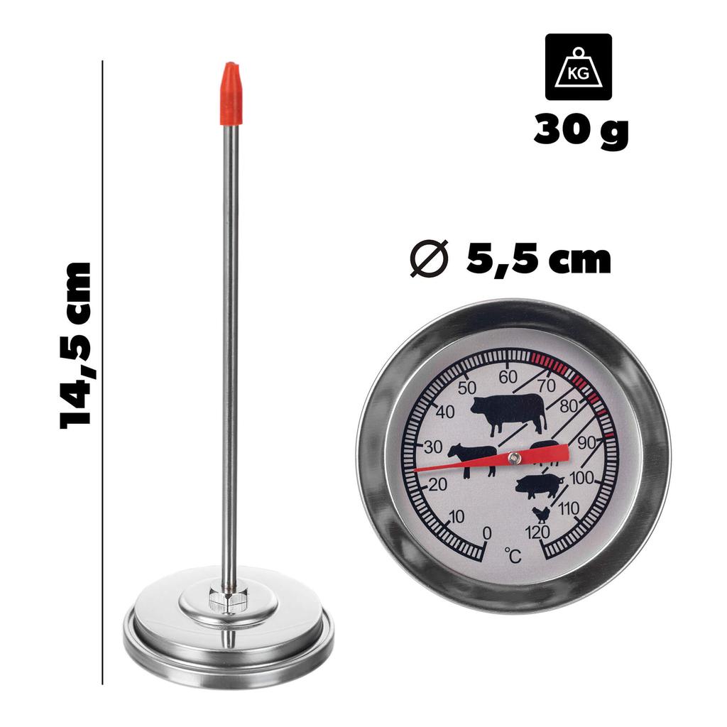 KADAX Fleischthermometer 14,5 cm Stahl