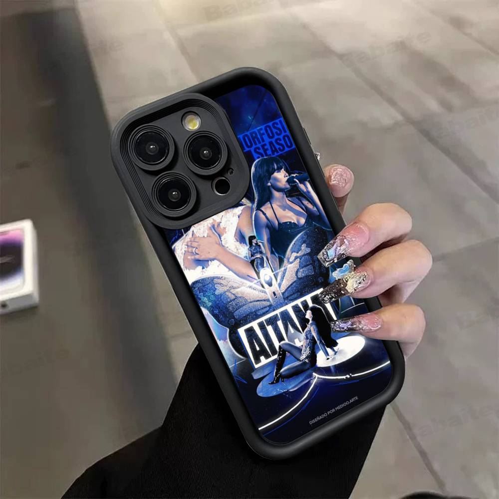 

Spanish Singer Aitana Ocana Phone Case For IPhone 17 16 15 14 13 Pro Max Plus 12 11 Cover iPhone 17