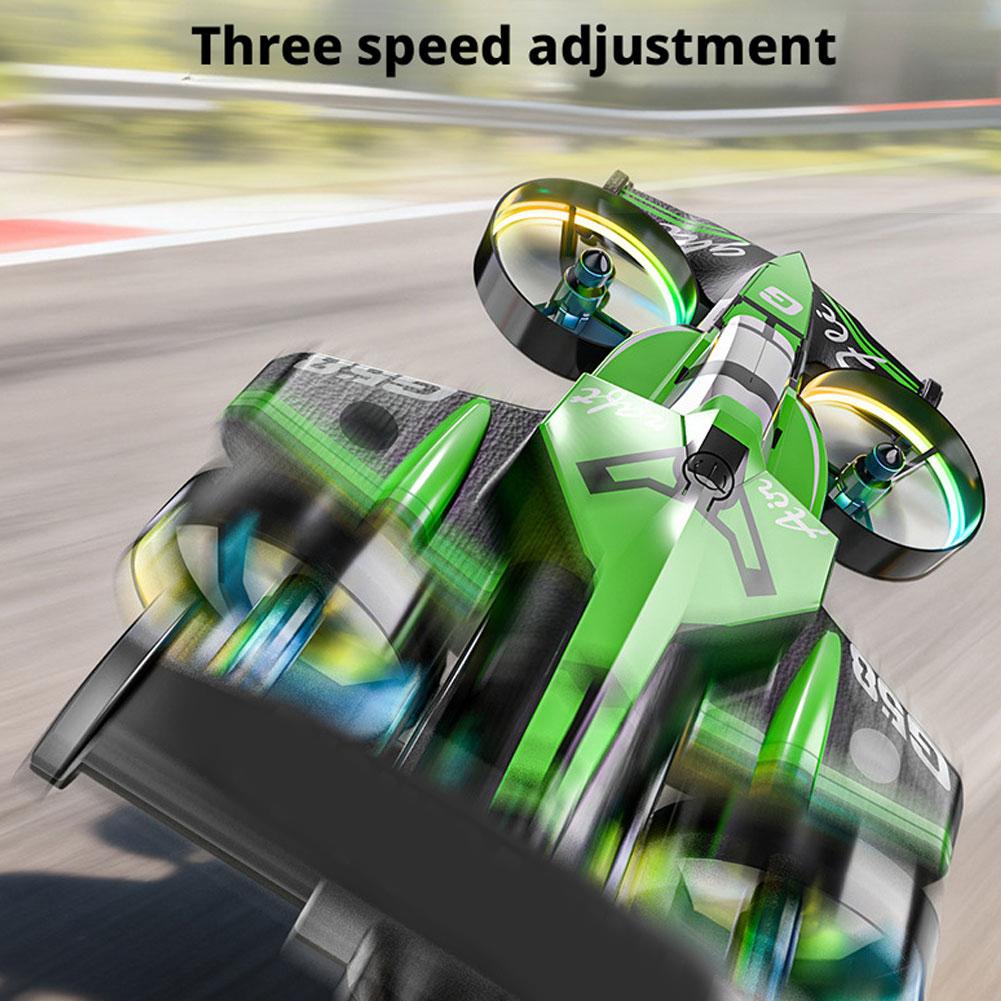 Land & Air 2 In 1 Stunt Toy Vehicle Dual-Mode Foam Remote Control Drifting Model Car Perfect Gift For Kids And Adults