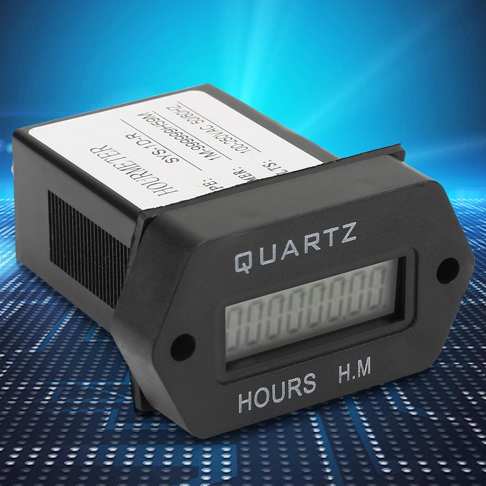 SYS1DR Industrielle digitale Anzeige Elektronischer Timer Akkumulierender Zeitzähler 100V250VAC