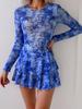 Costume da bagno intero con protezione solare da donna e copricostume, stile europeo e americano.