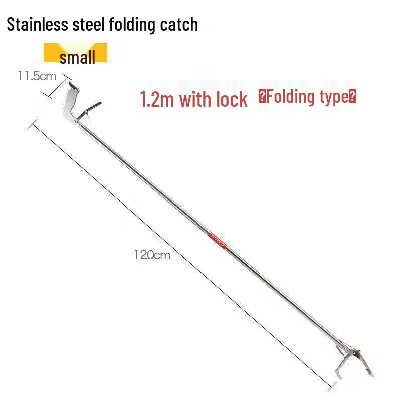 Jixiong Stainless Steel Snake Catcher Tongs