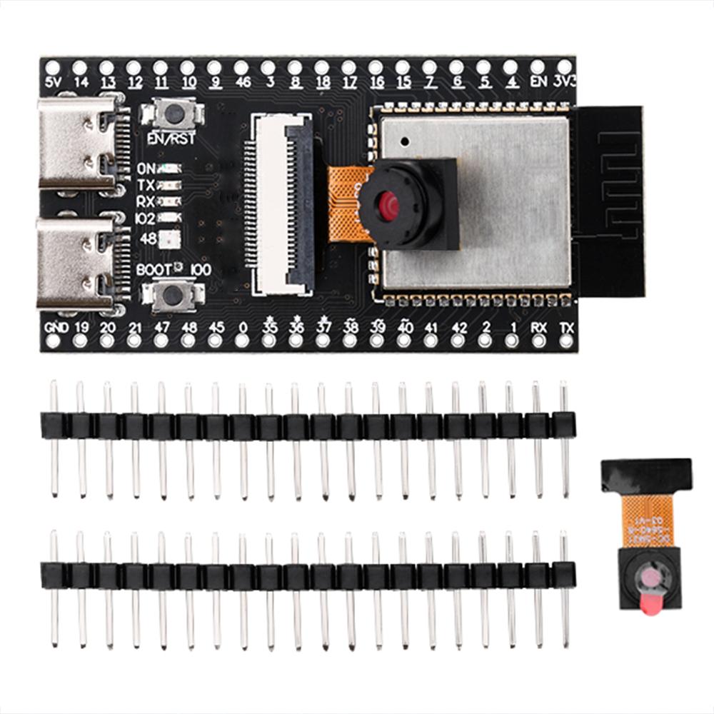 ESP32-S3 N16R8 CAM Development Board Serial To WiFi+Bluetooth Module OV2640/OV3660/OV5640 Camera Dual Type-C ESP32-S3-CAM