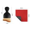 2026 Hot For VW VOLKSWAGEN Car Wash Microfiber Towel + Car Dust Brush Cleaning Brush for Volkswagen VW GOLF Polo TOURAN CADDY PA